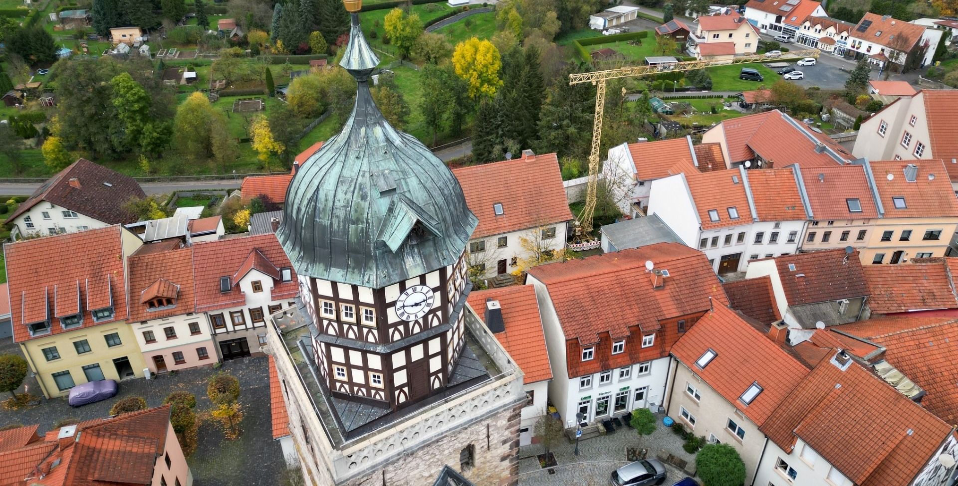 Die katholische Stadtpfarrkirche von Geisa.